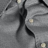 CMSK13829016 | Charcoal & White Check Knit Sport Shirt