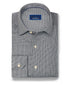 CMSK13829016 | Charcoal & White Check Knit Sport Shirt