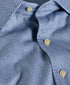 CMSK13829407 | Navy & White Check Knit Sport Shirt