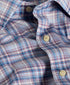 CMSK13830621 | Merlot & Blue Plaid Knit Sport Shirt