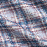 CMSK13830621 | Merlot & Blue Plaid Knit Sport Shirt