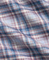 CMSK13830621 | Merlot & Blue Plaid Knit Sport Shirt