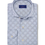 CMSW12300476 | Denim Jacquard Dot Sport Shirt