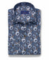 CMSW12402419 | Navy Floral Print Sport Shirt
