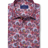CMSW12402656 | Pink Floral Print Sport Shirt