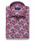 CMSW12402656 | Pink Floral Print Sport Shirt