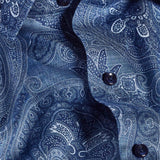 CMSW12504412 | Navy Paisley Print Sport Shirt