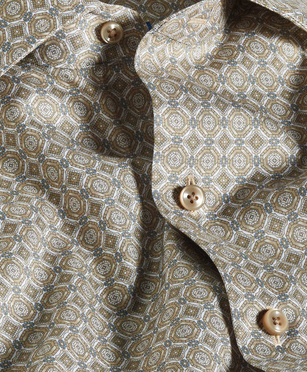 CMSW12602292 | Dune Geometric Print Sport Shirt