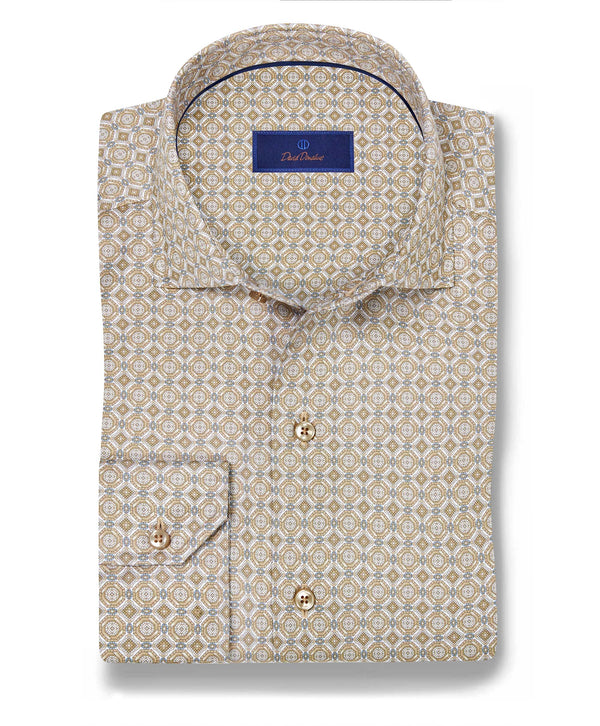 CMSW12602292 | Dune Geometric Print Sport Shirt