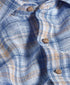 CMSW12826478 | Blue & Dune Linen Check Sport Shirt