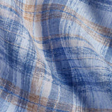 CMSW12826478 | Blue & Dune Linen Check Sport Shirt