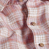 CMSW12828699 | Red & Multi Linen Check Sport Shirt