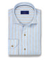 CMSW12953489 | Sky & Dune Linen Stripe Sport Shirt
