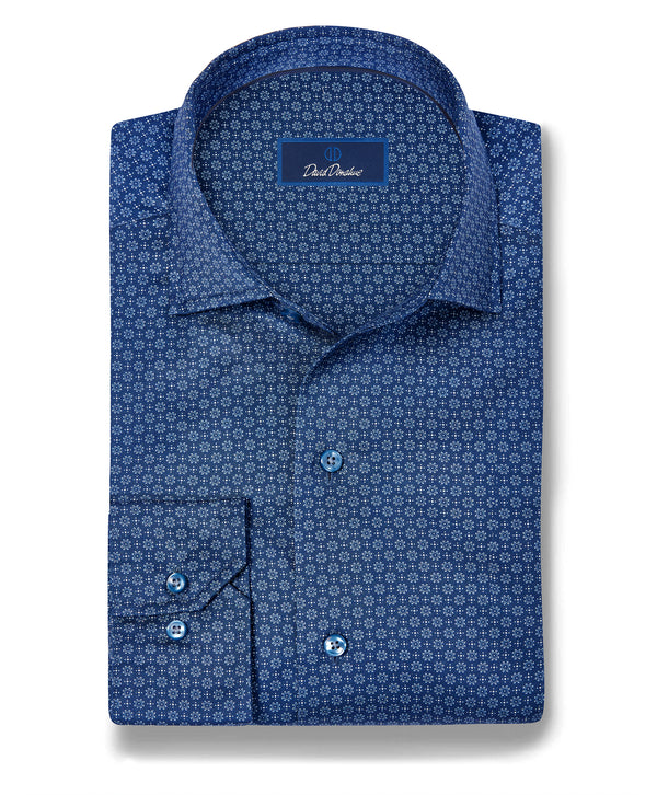 CMSW13209412 | Navy Neat Sport Shirt