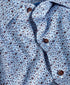 CMSW13400427 | Blue & Chocolate Floral Sport Shirt