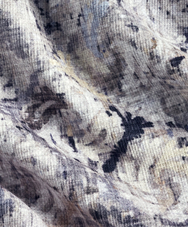 CMSW13402018 | Charcoal & Multi Botanical Corduroy Sport Shirt