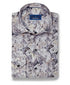 CMSW13402018 | Charcoal & Multi Botanical Corduroy Sport Shirt