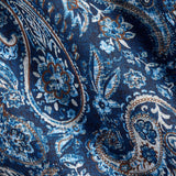 CMSW13500491 | Navy & Chocolate Paisley Sport Shirt