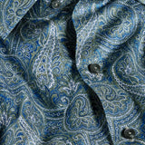 CMSW13501433 | Navy & Green Paisley Sport Shirt