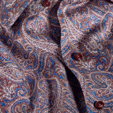 CMSW13501486 | Navy & Merlot Paisley Sport Shirt