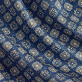 CMSW13603419 | Navy & Brown Geometric Sport Shirt
