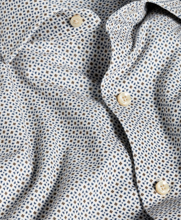 CMSW13608236 | Dune & Navy Geometric Corduroy Sport Shirt