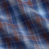 CMSW13825491 | Navy & Chocolate Check Sport Shirt