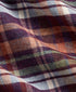 CMSW13827607 | Merlot & Multi Brushed Plaid Sport Shirt