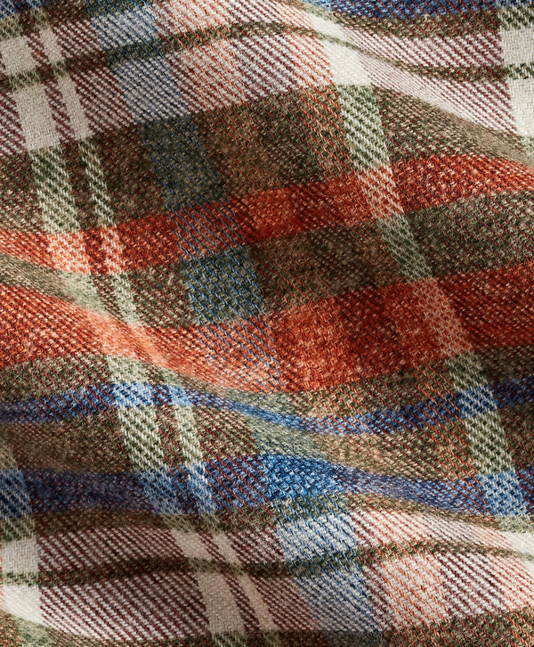 CMSW13827851 | Spice & Multi Brushed Plaid Sport Shirt