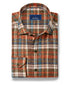 CMSW13827851 | Spice & Multi Brushed Plaid Sport Shirt