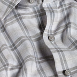 CMSW13832052 | Heather Gray Melange Check Sport Shirt