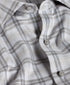 CMSW13832052 | Heather Gray Melange Check Sport Shirt