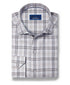 CMSW13832052 | Heather Gray Melange Check Sport Shirt