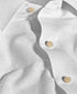 CSSM12505110 | White Paisley Linen Blend Short Sleeve Shirt