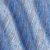 CSSM12956423 | Blue Linen Stripe Short Sleeve Shirt