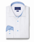 TBMS12110110 | White Twill Contrast Dress Shirt