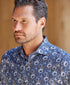 CMSW12402419 | Navy Floral Print Sport Shirt