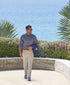 CMSW12402419 | Navy Floral Print Sport Shirt