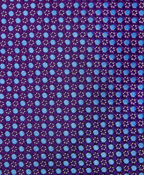 NTR07098500 | Purple & Sky Micro Dot Tie