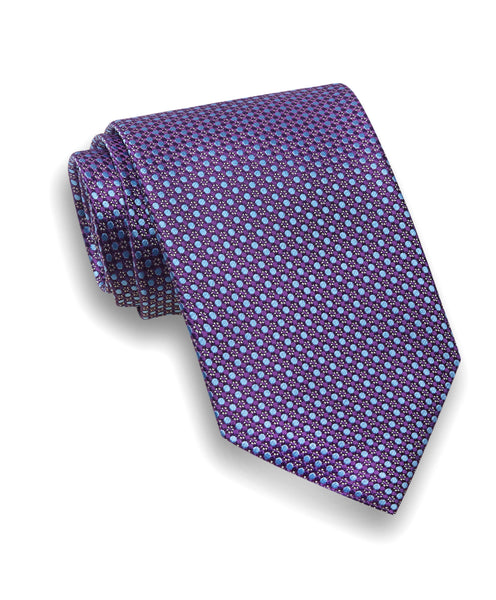 NTR07098500 | Purple & Sky Micro Dot Tie