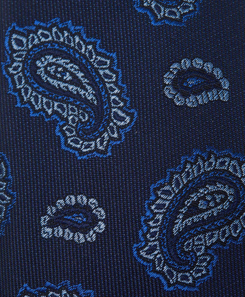 NTR07599474 | Navy & Blue Paisley Tie