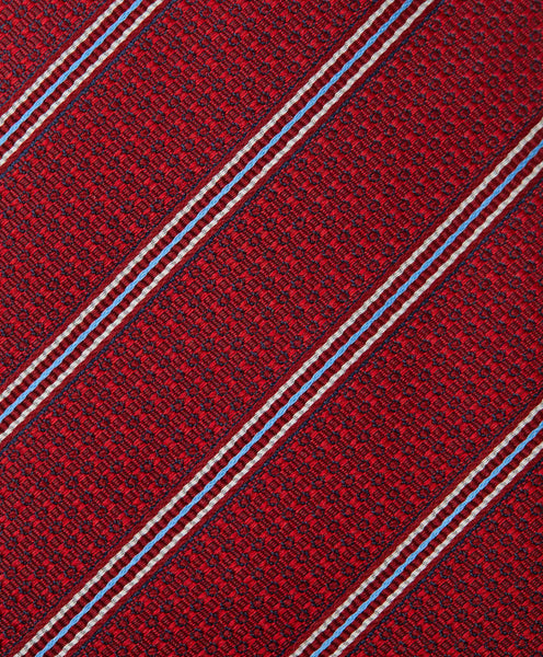 NTR07989600 | Red Textured Stripe Tie