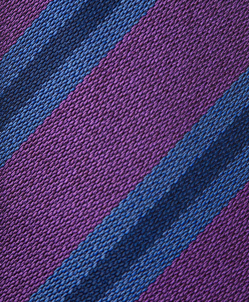 NTR07995500 | Purple & Blue Melange Stripe Tie