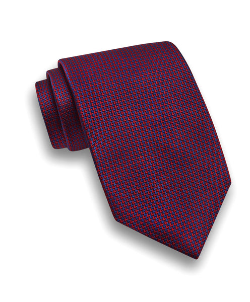 NTR09090615 | Merlot & Navy Micro Jacquard Tie