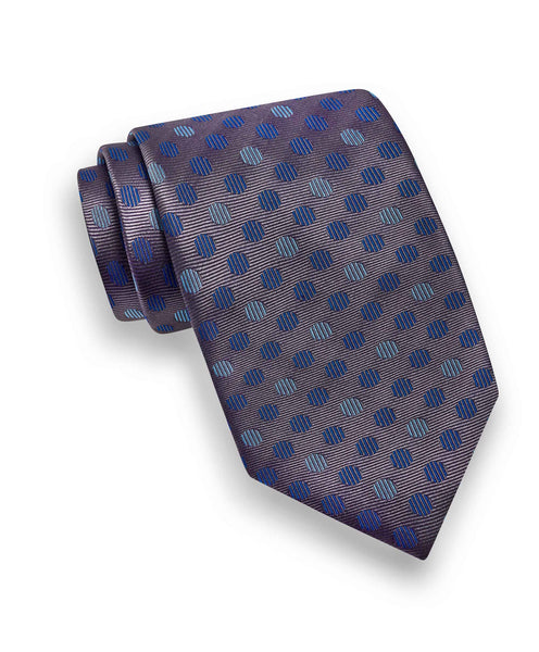 NTR09286010 | Charcoal Dot Jacquard Tie