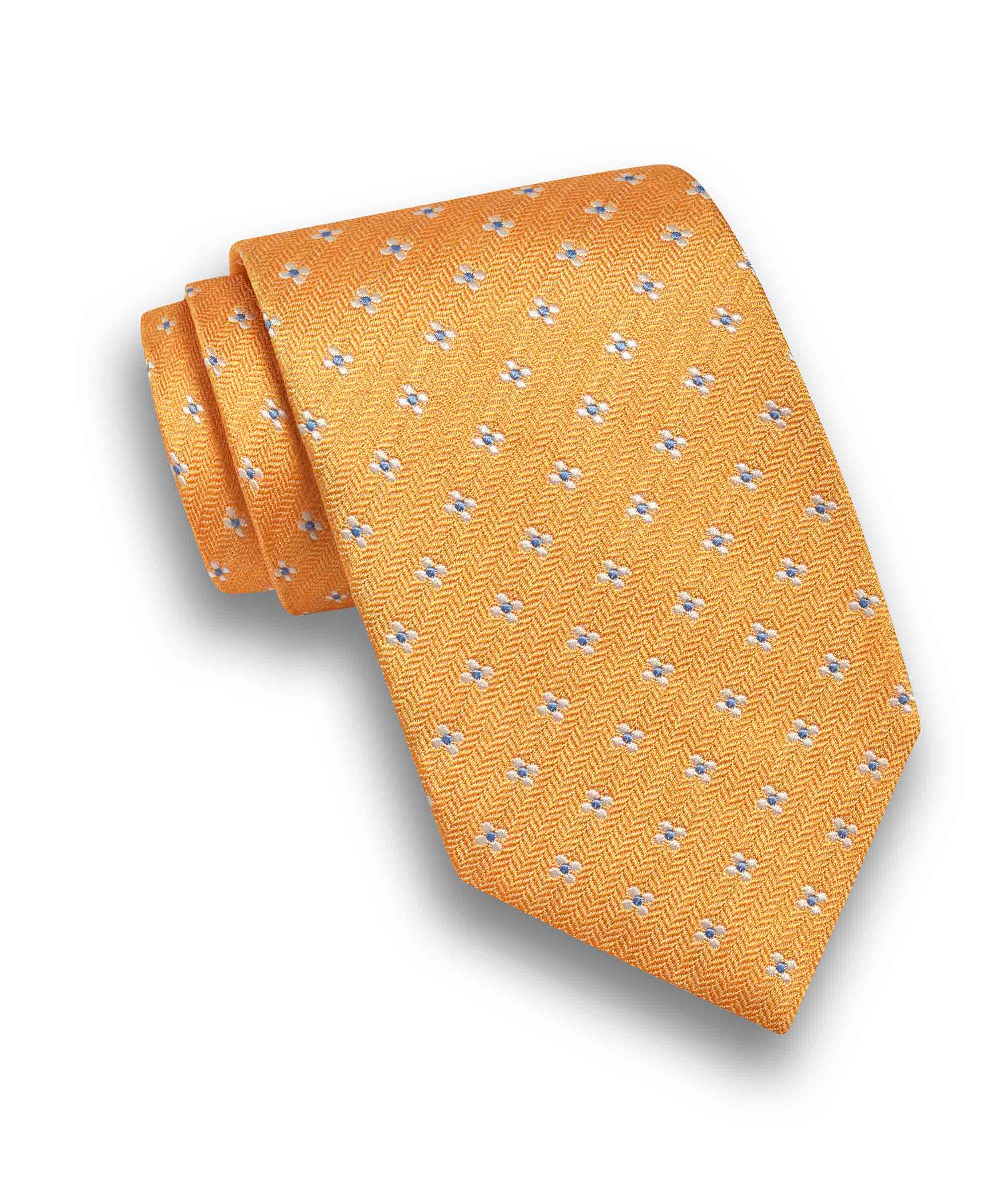 david donahue NTR10290710 | Gold Neat Jacquard Tie Accessories