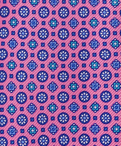 NTR10298650 | Pink Neat Print Tie