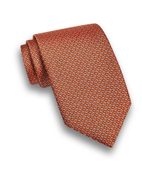 NTR11094804 | Pumpkin Micro Jacuard Tie