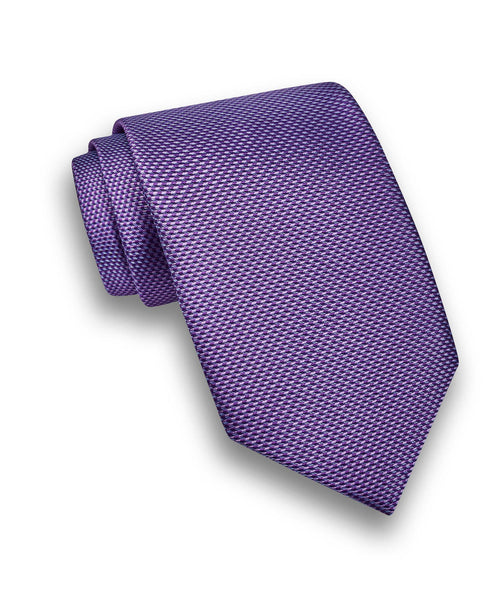 NTR11097500 | Purple Mini Jacquard Tie