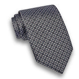 NTR11098020 | Gray Jacquard Tie